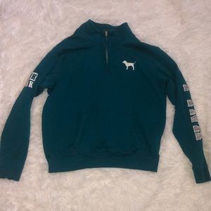 PINK quarter zip sweatshirt